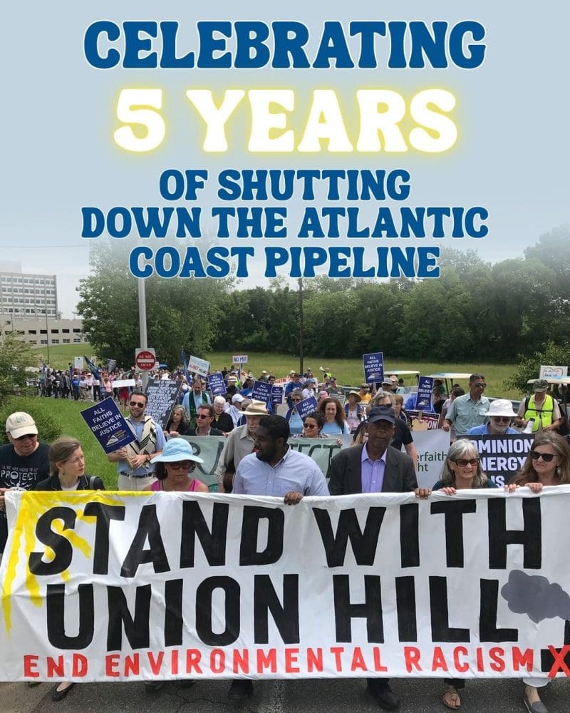 5 Years of Shutting down the Atlantic Coast Pipeline
